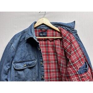 Vtg 90’s Cherokee Chore Jacket Flannel Lined Men’s Size Large Work Outdoor
